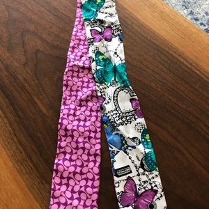 Coach Reversible Skinny Scarf/Sash